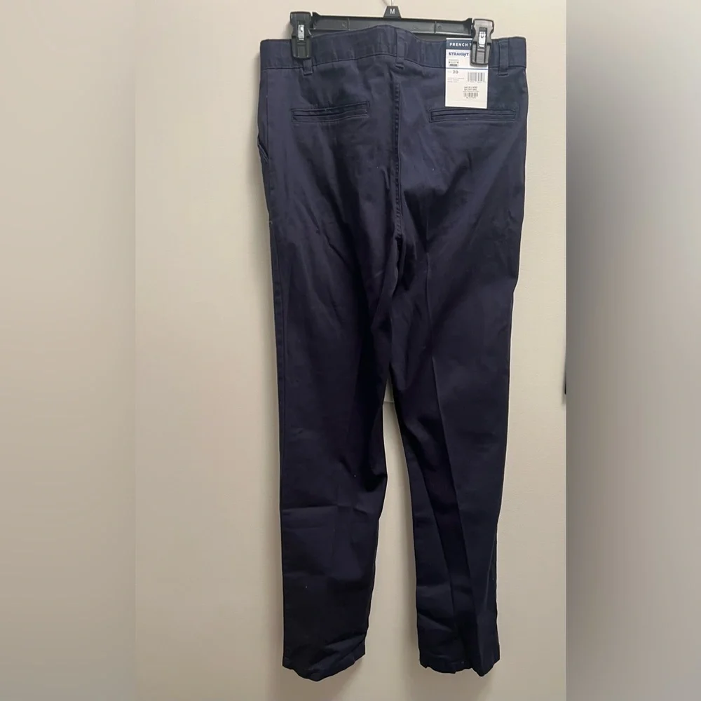 FRENCH TOAST Boys School Adjustable Waist Stretch Straight Fit Chino Pants sz20